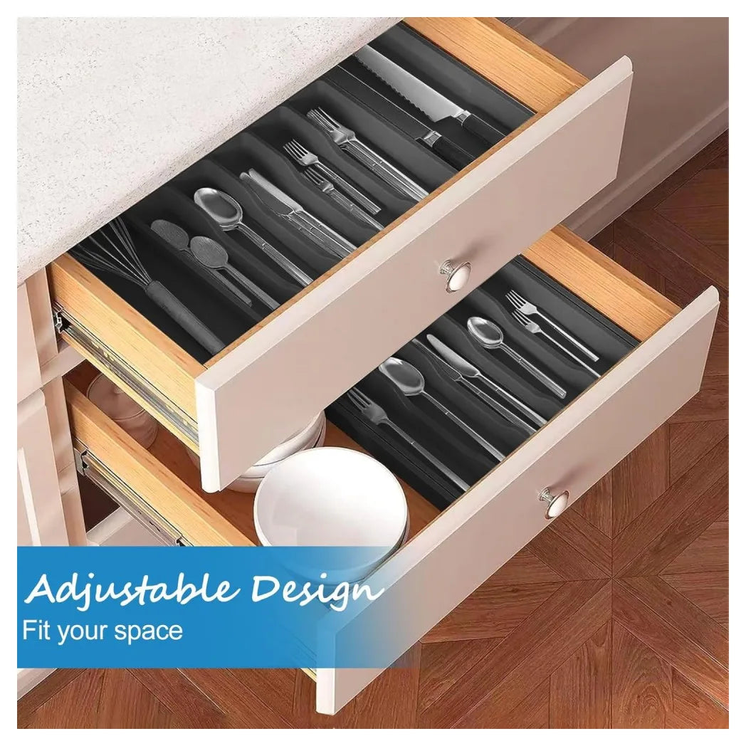 Expandable Cutlery Drawer Organiser – 8 Compartments